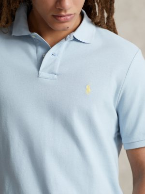 Piqué-Poloshirt, Custom Slim Fit