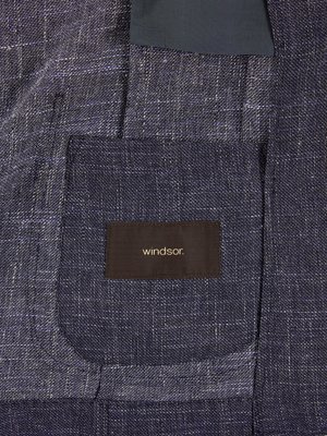 Leichtes Sakko aus strukturiertem Woll-Mix, Shaped Fit