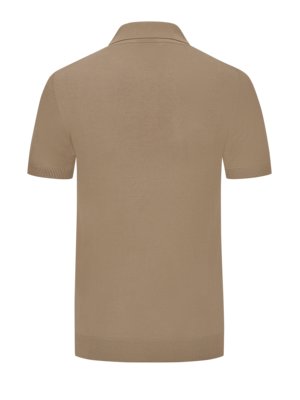 Poloshirt-in-Feinstrick-Qualität-mit-Seide