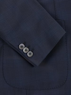 Anzug aus Schurwolle mit Glencheck-Muster