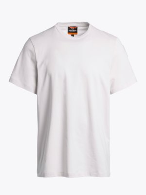 Softes-T-Shirt-mit-Logo-Aufnäher