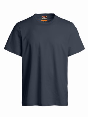 Softes-T-Shirt-mit-Logo-Aufnäher