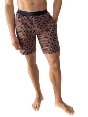 Gemusterte-Pyjama-Shorts-aus-Baumwolle