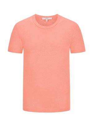 Unifarbenes-T-Shirt-aus-Leinen-in-Jersey-Qualität