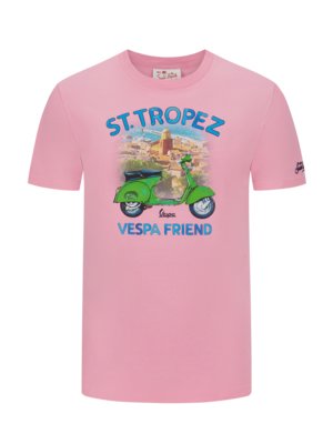 T-Shirt mit Vespa-Motiv