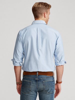Oxfordhemd-aus-Baumwolle-mit-Logo-Stickerei,-Custom-Fit