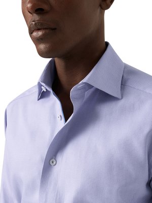 Hemd aus Baumwolle mit feinem Muster, Slim Fit