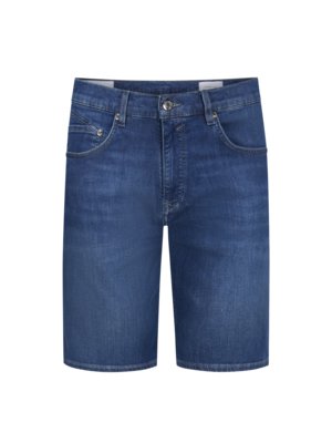Jeans-Bermudas-Jord-aus-elastischer-Baumwolle,-Regular-Tapered