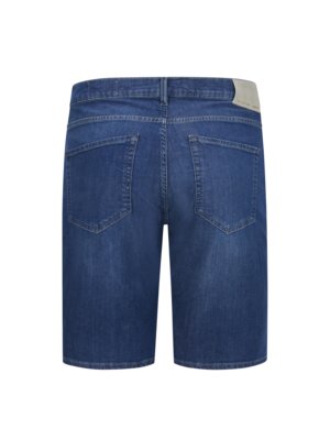 Jeans-Bermudas-Jord-aus-elastischer-Baumwolle,-Regular-Tapered