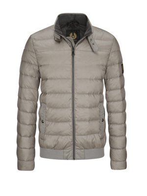 Gesteppte Daunenjacke in Blouson-Optik