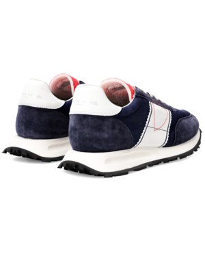 Runner Sneaker mit  Veloursleder-Details