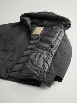 Daunenparka mit Twill ähnlicher Haptik