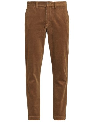 Cordhose mit Stretchanteil, Straight Fit