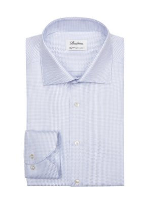 Hemd in changierender Twofold Super Cotton-Qualität, Slimline