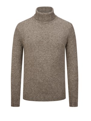 Softer Rollkragenpullover aus Yakwolle mit Kaschmir