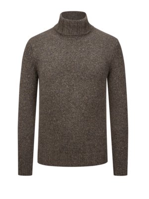 Softer Rollkragenpullover aus Yakwolle mit Kaschmir