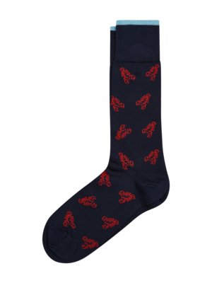 Socken mit Lobster-Motiv und Stretchanteil