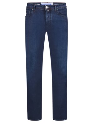 Jeans Bard mit Ziernähten und Motiv-Patch, Slim Fit