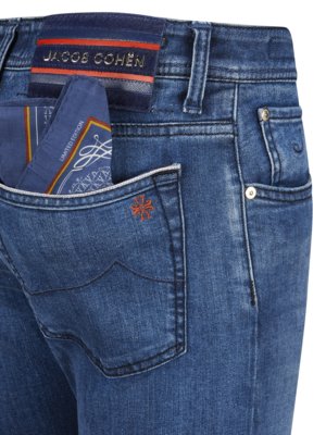 Limitierte Jeans Bard in dezenter Used-Optik, Slim Fit