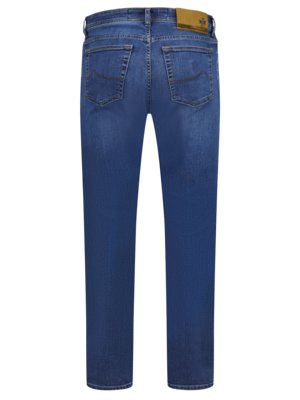 Jeans Bard mit Lyocell-Anteil und Kontrastnähten, Slim Fit