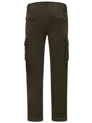 Cargohose in Cord-Qualität mit Kordelzug