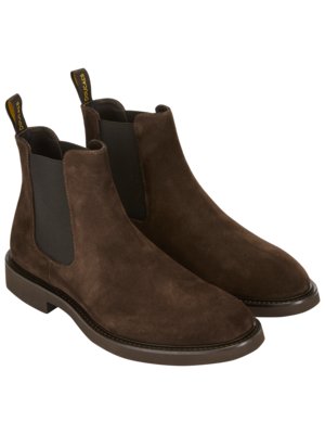 Chelsea Boots aus weichem Veloursleder