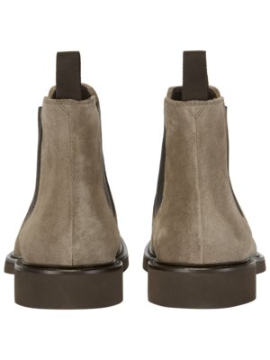 Chelsea Boots aus weichem Veloursleder