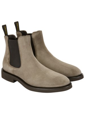 Chelsea Boots aus weichem Veloursleder