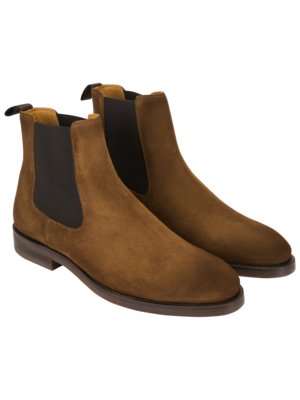 Chelsea Boots aus Veloursleder mit Flex-Sohle