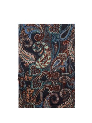 Leichter Schal aus Schurwolle mit Paisley-Muster