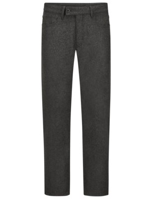 Leichte 5-Pocket-Hose Triest in Loden-Qualität, Slim Straight