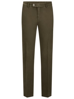 Softe Stoffhose in Twill-Qualität, Slim Fit