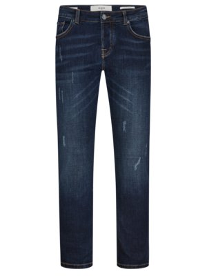 Denim Jeans mit Distressed Details, Slim Fit