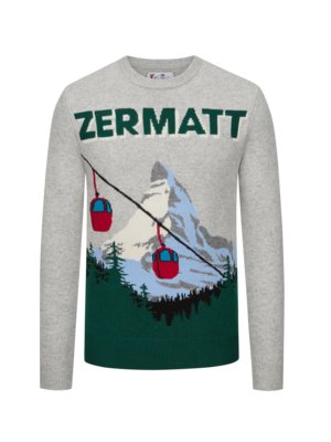 Pullover mit Zermatt-Motiv aus Après-Ski-Kollektion