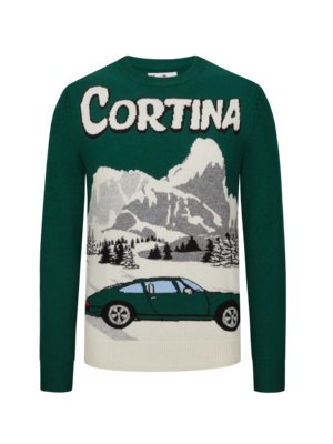 Pullover mit Cortina-Motiv aus Après-Ski-Kollektion