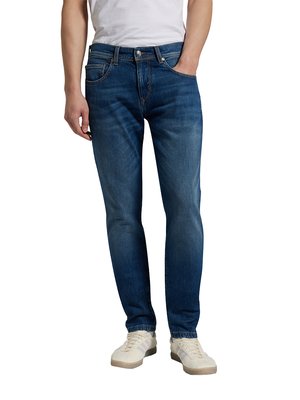 Jeans mit Stretchanteil, Tapered Fit