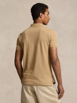 Poloshirt in Piqué-Qualität, Custom Slim Fit