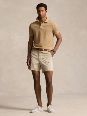 Poloshirt in Piqué-Qualität, Custom Slim Fit