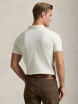 Poloshirt in Piqué-Qualität, Custom Slim Fit