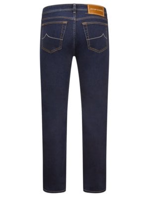 Jeans Bard mit Kontrastnähten und Lyocell, Slim Fit