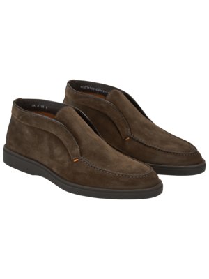 Slip On Desert Boots aus Veloursleder