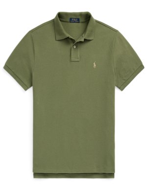 Poloshirt in Piqué-Qualität, Custom Slim Fit