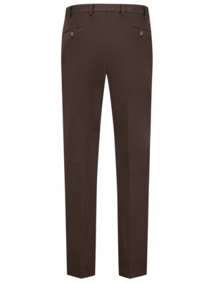 Chino Primo mit Stretchanteil und Bundfalte, Regular Fit