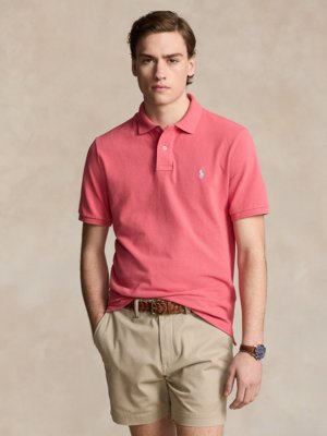 Piqué-Poloshirt aus Baumwolle, Slim Fit