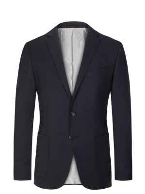 Moderner 4-Season-Blazer aus Schurwolle mit Patch